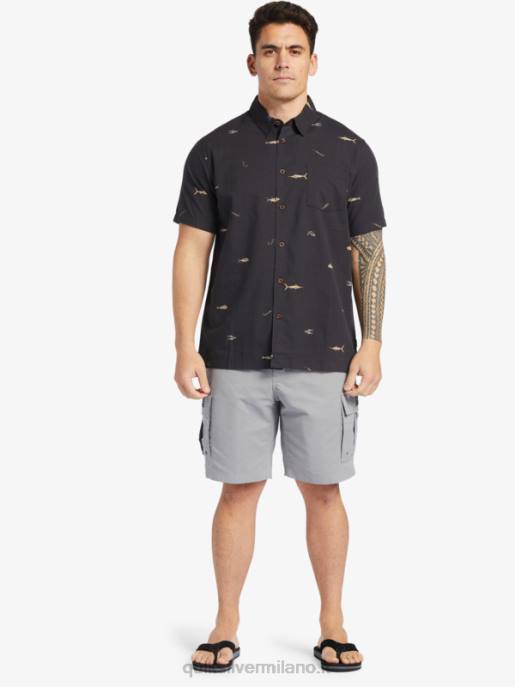 esso Quiksilver uomini pantaloncini waterman maldive atoll cargo 20 pelle di squalo HTZR788