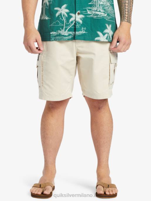 esso Quiksilver uomini pantaloncini waterman maldive atoll cargo 20 riso integrale HTZR786