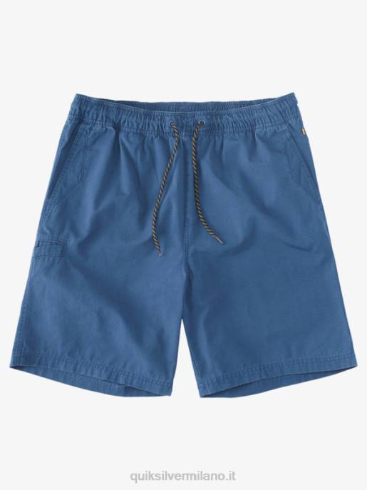 esso Quiksilver uomini pantaloncino waterman last light elasticizzato 19 alfiere blu HTZR257