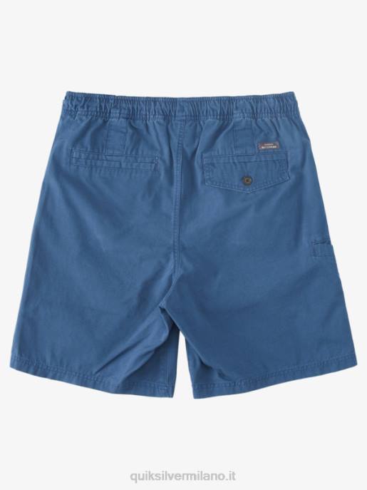esso Quiksilver uomini pantaloncino waterman last light elasticizzato 19 alfiere blu HTZR257