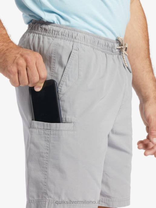 esso Quiksilver uomini pantaloncino waterman last light elasticizzato 19 pelle di squalo HTZR254