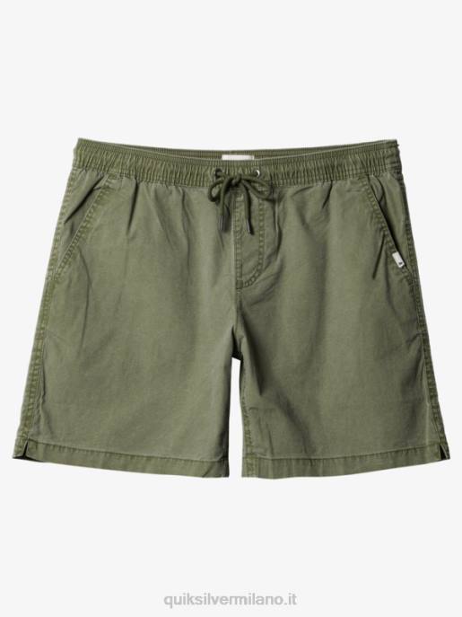esso Quiksilver uomini taxer 17 pantaloncini elastici in vita Quadrifoglio HTZR1380