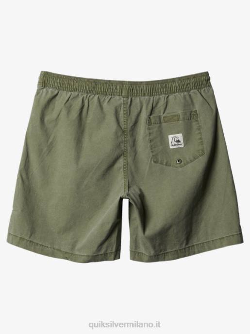 esso Quiksilver uomini taxer 17 pantaloncini elastici in vita Quadrifoglio HTZR1380