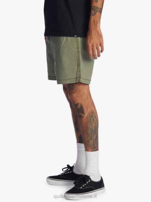 esso Quiksilver uomini taxer 17 pantaloncini elastici in vita Quadrifoglio HTZR1380
