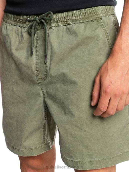 esso Quiksilver uomini taxer 17 pantaloncini elastici in vita Quadrifoglio HTZR1380
