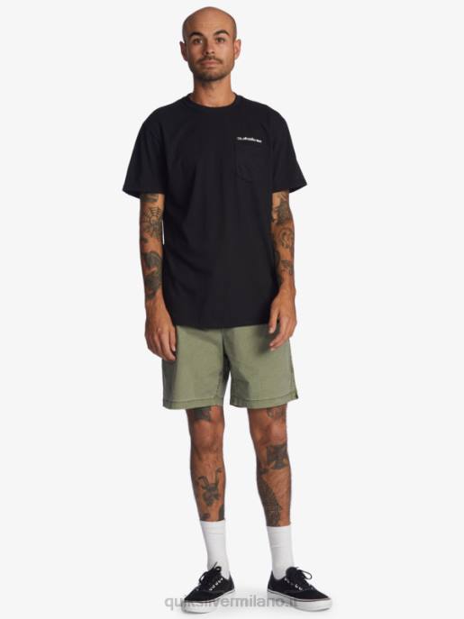esso Quiksilver uomini taxer 17 pantaloncini elastici in vita Quadrifoglio HTZR1380