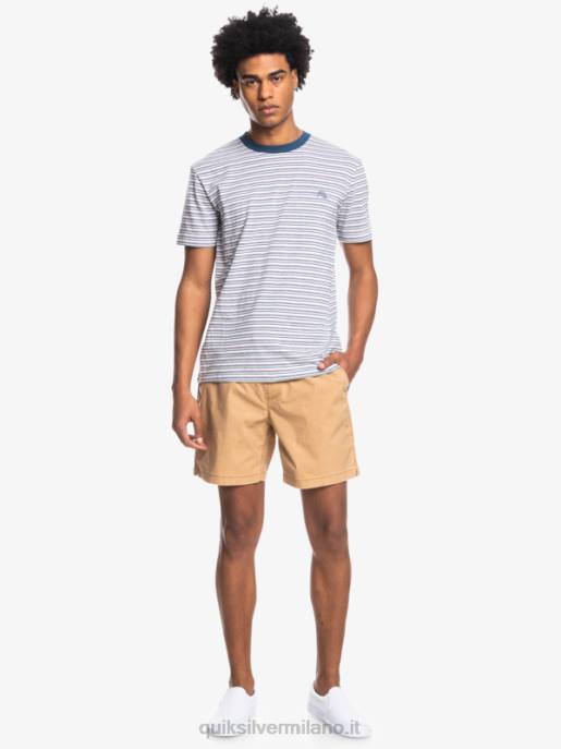 esso Quiksilver uomini taxer 17 pantaloncini elastici in vita tannino HTZR1377