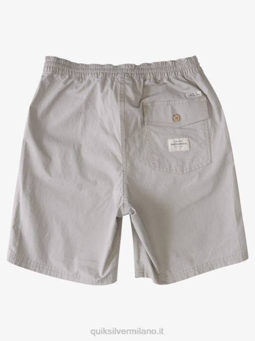 esso Quiksilver uomini waterman dopo pantaloncini da surf grigio selce HTZR1576