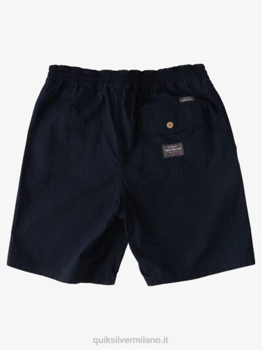esso Quiksilver uomini waterman dopo pantaloncini da surf nero HTZR1577