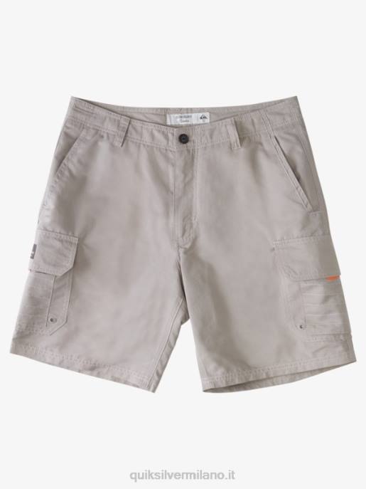 esso Quiksilver uomini waterman maldive 20 pantaloncini cargo grigio selce HTZR1728