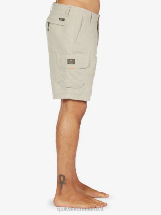 esso Quiksilver uomini waterman maldive 20 pantaloncini cargo grigio selce HTZR1728