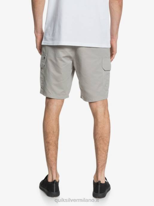 esso Quiksilver uomini waterman maldive 20 pantaloncini cargo grigio selce HTZR1728