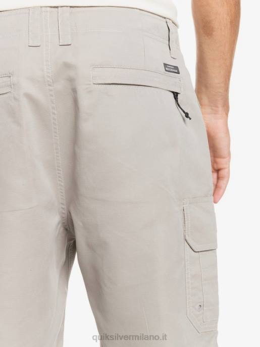 esso Quiksilver uomini waterman maldive 20 pantaloncini cargo grigio selce HTZR1728