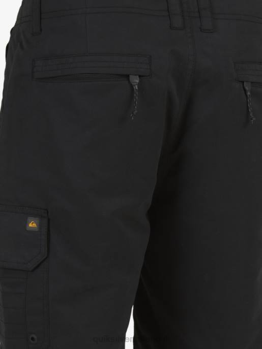 esso Quiksilver uomini waterman maldive 20 pantaloncini cargo nero HTZR1727