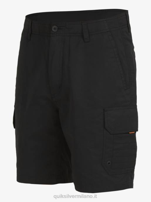 esso Quiksilver uomini waterman maldive 20 pantaloncini cargo nero HTZR1727
