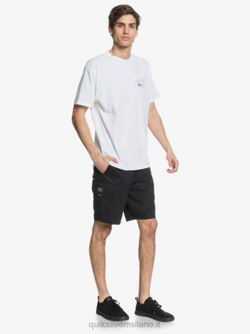 esso Quiksilver uomini waterman maldive 20 pantaloncini cargo nero HTZR1727