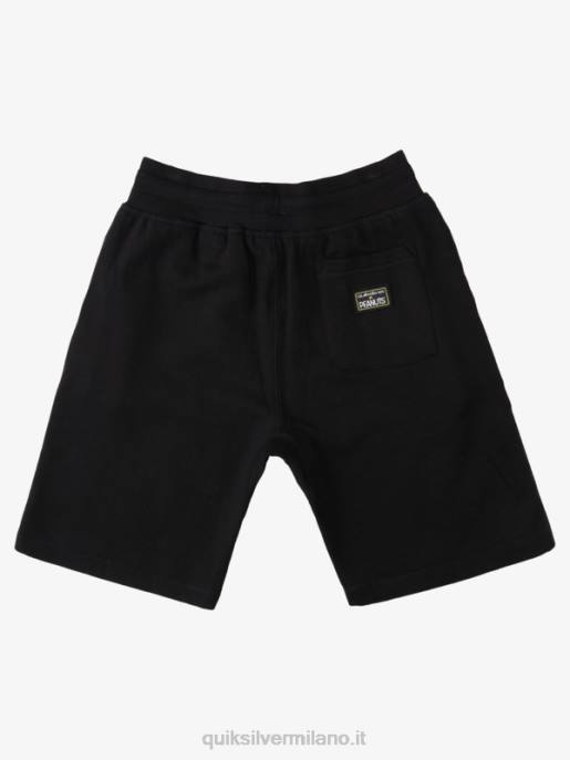 esso Quiksilver x Peanuts uomini pantaloncini leggende locali nero HTZR1883