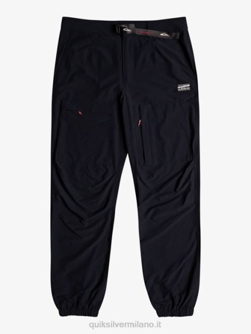 esso Quiksilver uomini pantaloni cargo da mare nero HTZR1847