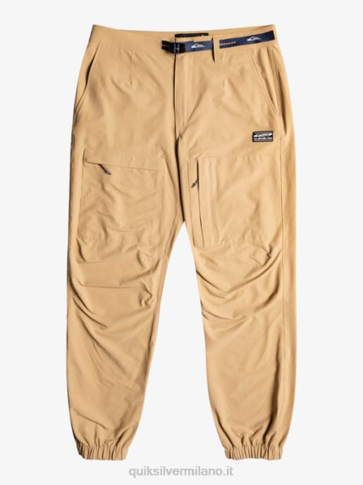 esso Quiksilver uomini pantaloni cargo da mare tannino HTZR1846