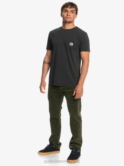 esso Quiksilver uomini pantaloni in velluto a costine con cordino kracker foglia d\'uva HTZR1549