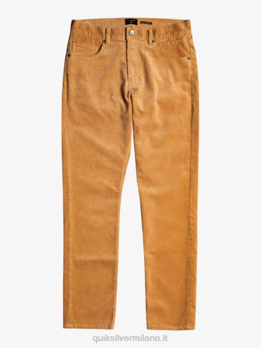 esso Quiksilver uomini pantaloni in velluto a costine con cordino kracker plage HTZR1550