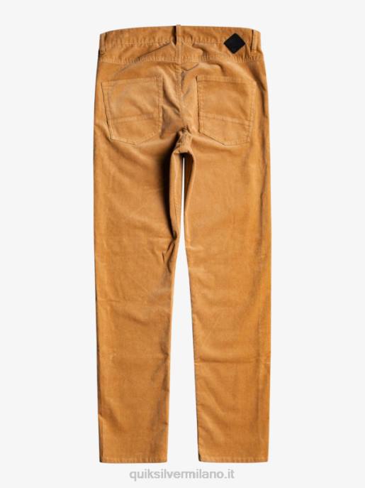 esso Quiksilver uomini pantaloni in velluto a costine con cordino kracker plage HTZR1550