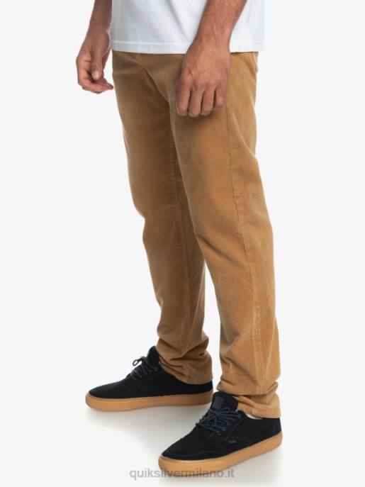 esso Quiksilver uomini pantaloni in velluto a costine con cordino kracker plage HTZR1550