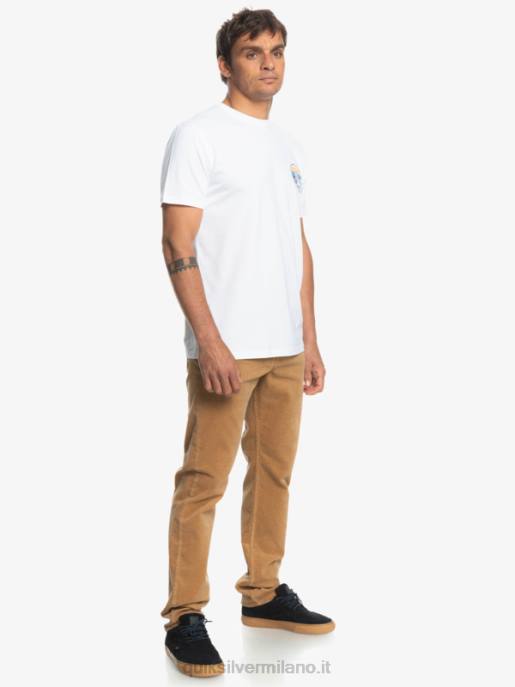 esso Quiksilver uomini pantaloni in velluto a costine con cordino kracker plage HTZR1550