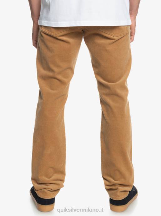esso Quiksilver uomini pantaloni in velluto a costine con cordino kracker plage HTZR1550