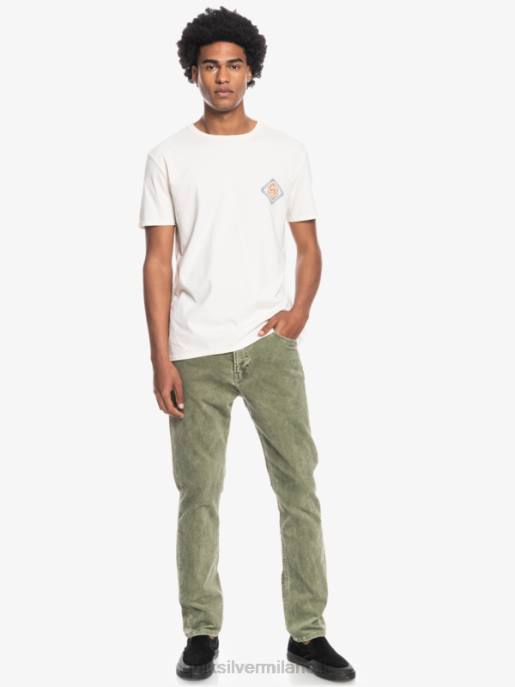esso Quiksilver uomini pantaloni kracker in velluto a costine dritti Quadrifoglio HTZR1607