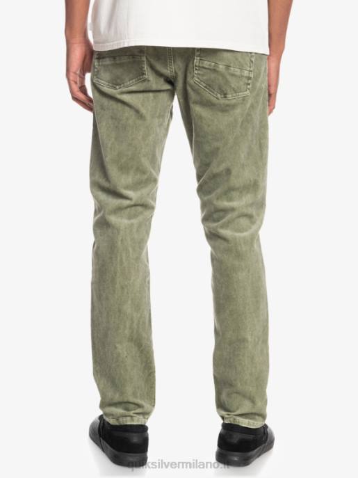 esso Quiksilver uomini pantaloni kracker in velluto a costine dritti Quadrifoglio HTZR1607