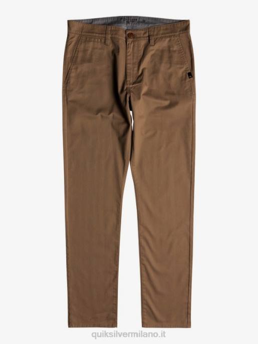 esso Quiksilver uomini pantaloni tasca chino unione di tutti i giorni legno d'olmo HTZR1159