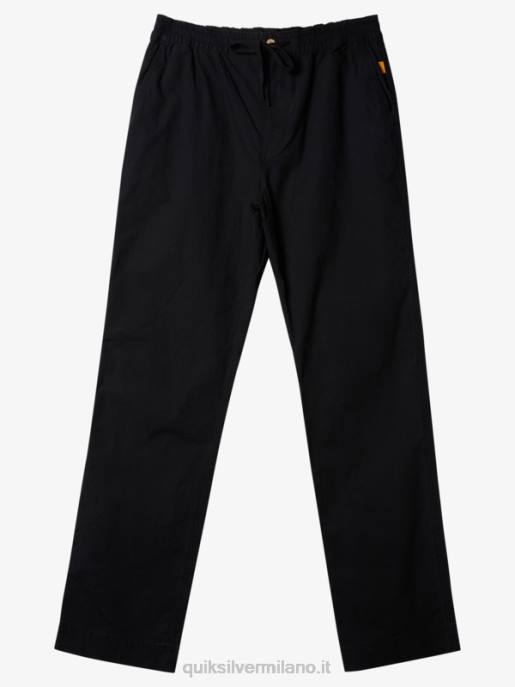 esso Quiksilver uomini waterman dopo i pantaloni da surf nero HTZR791