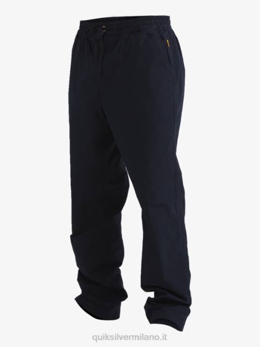 esso Quiksilver uomini waterman dopo i pantaloni da surf nero HTZR791
