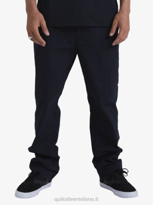 esso Quiksilver uomini waterman dopo i pantaloni da surf nero HTZR791