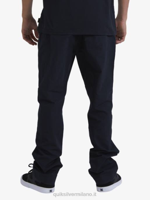esso Quiksilver uomini waterman dopo i pantaloni da surf nero HTZR791