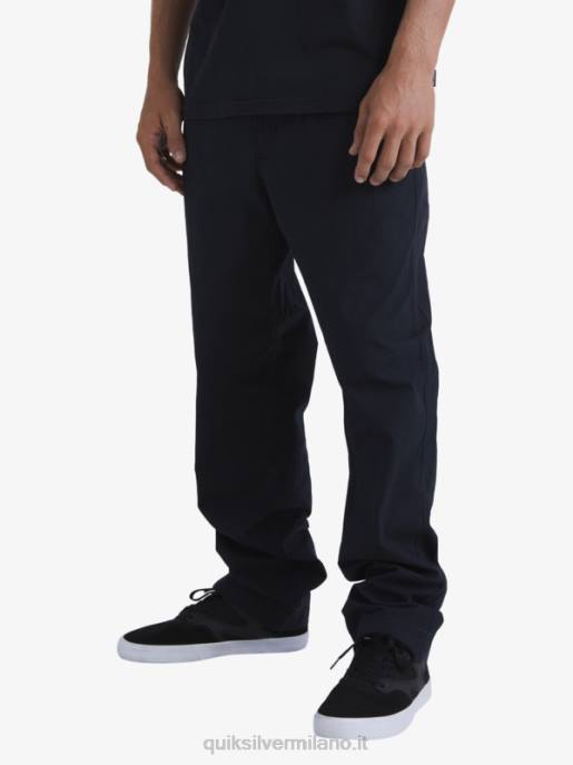 esso Quiksilver uomini waterman dopo i pantaloni da surf nero HTZR791