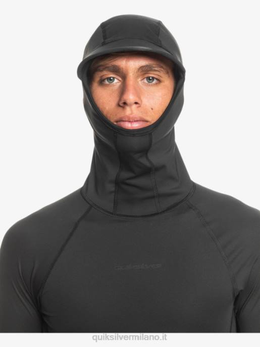esso Quiksilver uomini Rashguard manica lunga Storm Tripper nero HTZR1836