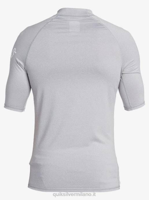 esso Quiksilver uomini Rashguard upf 50 manica corta per tutti i tempi erica nevischio HTZR1260