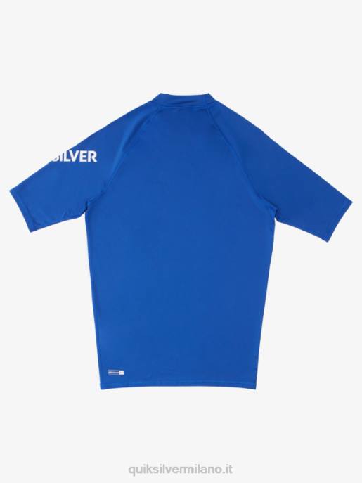 esso Quiksilver uomini Rashguard upf 50 manica corta per tutti i tempi reale elettrico HTZR1264