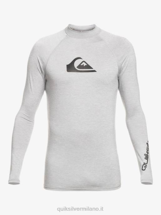 esso Quiksilver uomini Rashguard upf 50 manica lunga per tutti i tempi erica nevischio HTZR819