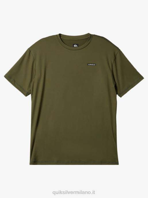 esso Quiksilver uomini T-shirt da surf omni session upf 50 manica corta Quadrifoglio HTZR538