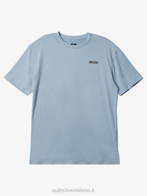 esso Quiksilver uomini T-shirt da surf omni session upf 50 manica corta azzurro celeste HTZR540