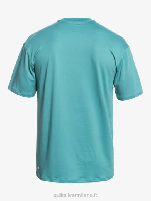 esso Quiksilver uomini T-shirt da surf omni session upf 50 manica corta blu bretone HTZR542