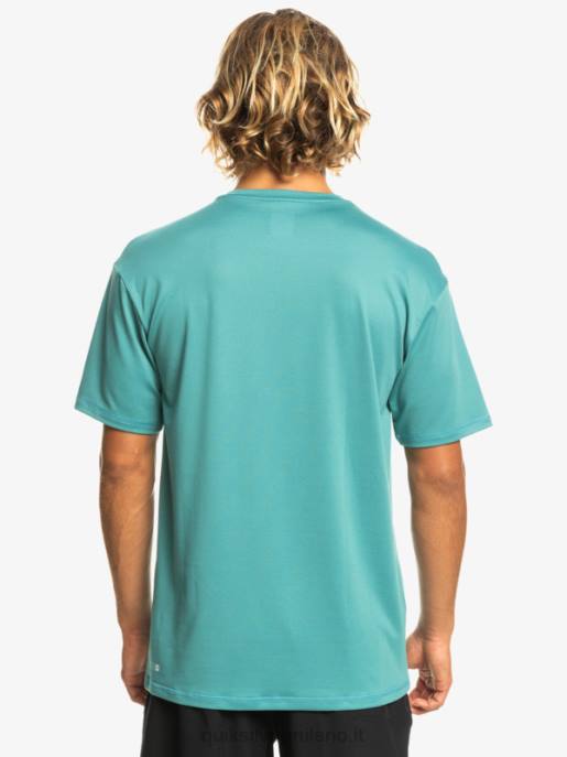 esso Quiksilver uomini T-shirt da surf omni session upf 50 manica corta blu bretone HTZR542