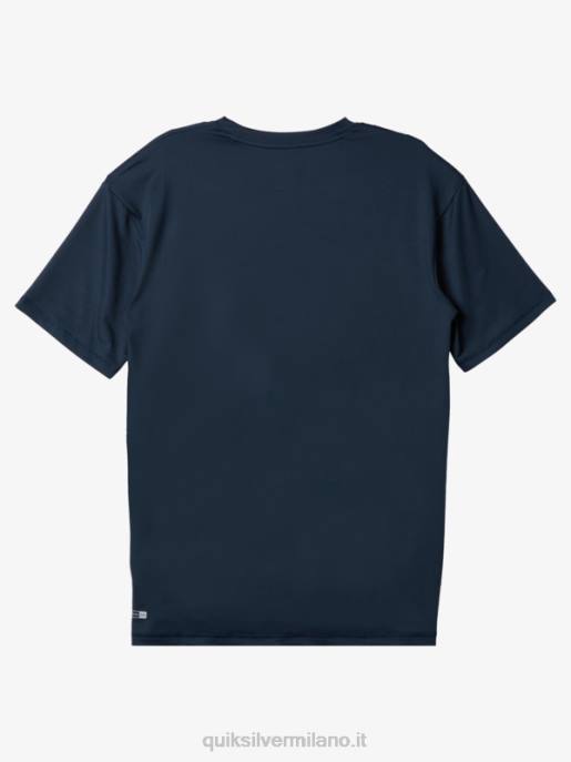 esso Quiksilver uomini T-shirt da surf omni session upf 50 manica corta marina di mezzanotte HTZR541