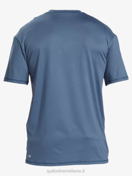 esso Quiksilver uomini T-shirt da surf upf 50 a manica corta tinta unita mare di Bering HTZR888