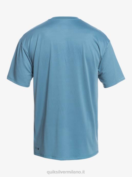 esso Quiksilver uomini T-shirt da surf upf 50 a manica corta tinta unita provenzale HTZR891