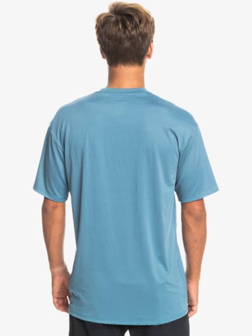 esso Quiksilver uomini T-shirt da surf upf 50 a manica corta tinta unita provenzale HTZR891