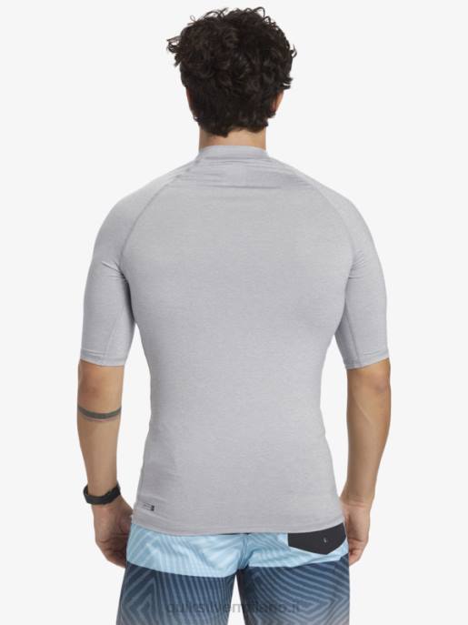 esso Quiksilver uomini hawaii double down upf 50 maglietta da surf a manica corta erica nevischio HTZR1169
